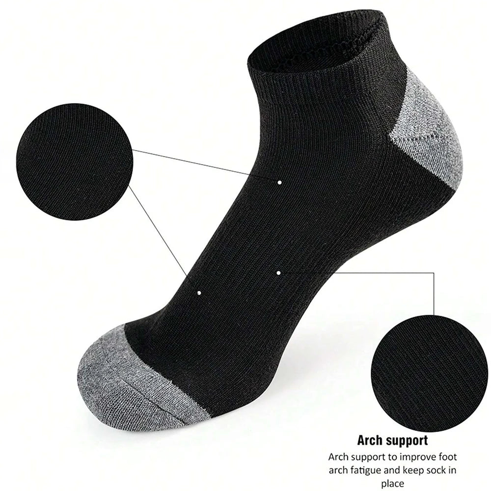 Polyester Elastane Blend Casual Low Cut Socks