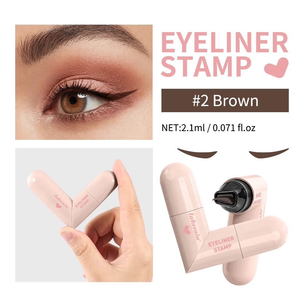 Liquid Eyeliner Stamp Waterproof Winged Eye Makeup Pen
