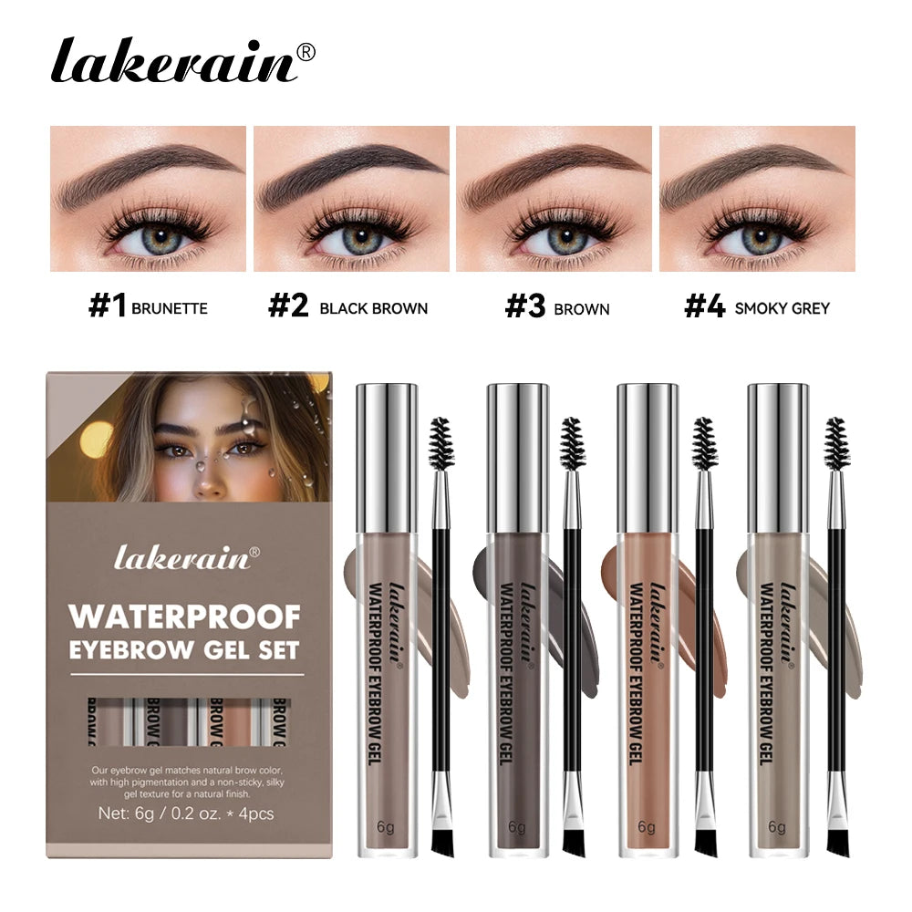 Waterproof Liquid Eyebrow Gel Set