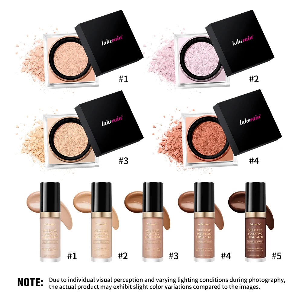 Concealer And Setting Powder Makeup Set