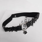 Leather Wing Cat Paw Leg Garter