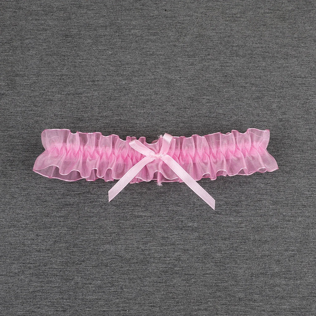 Lace Floral Bowknot Garter Leg Ring for Women