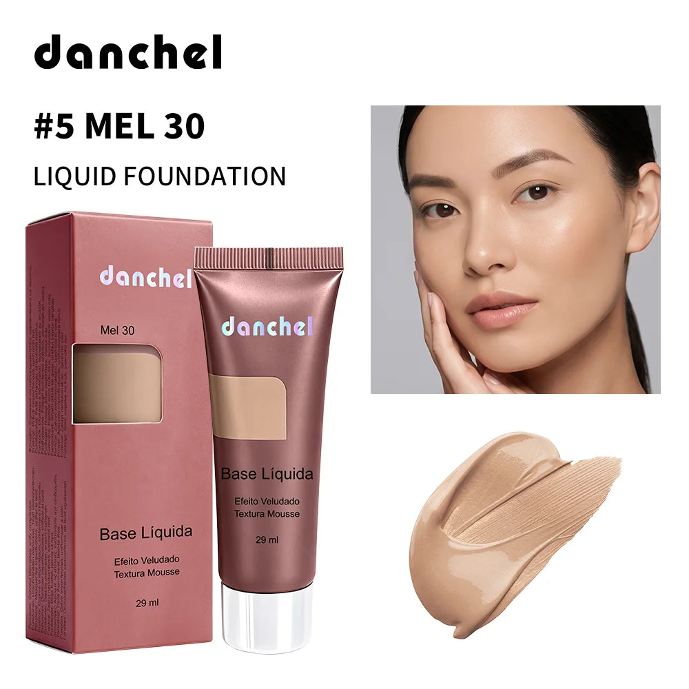 Liquid Foundation Velvet Matte Face Makeup