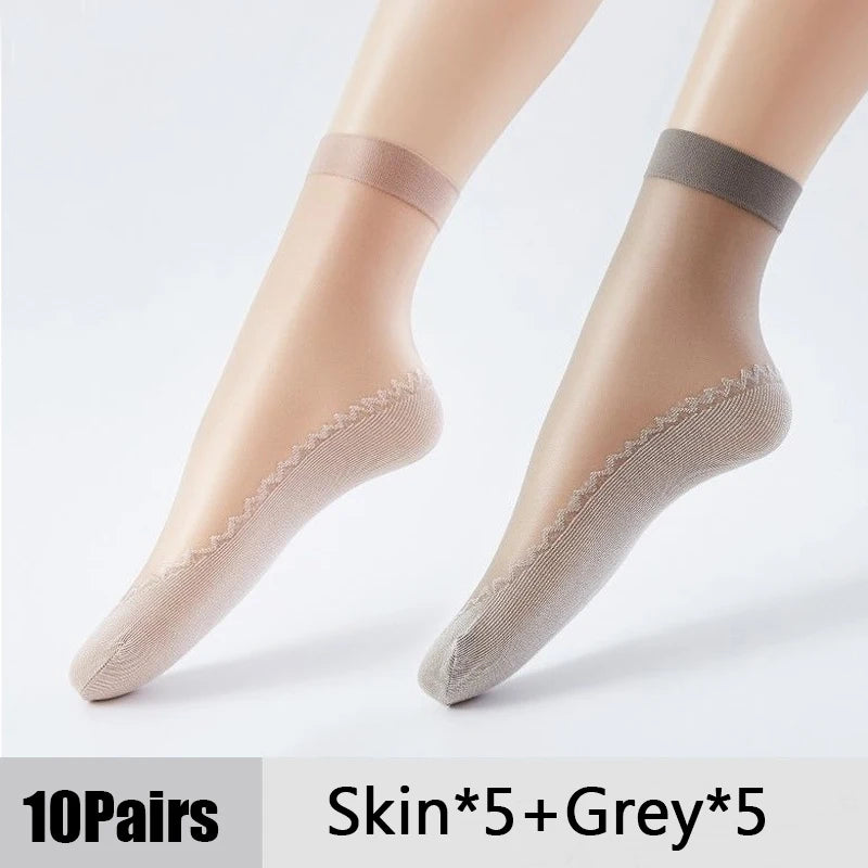 Nylon Breathable Invisible Boat Socks Women - 30