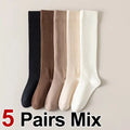 Polyester Elastane Blend Calf Socks for Women