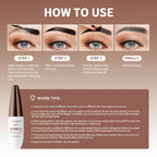 Waterproof Peel Off Eyebrow Tint Liquid Dyeing Cream