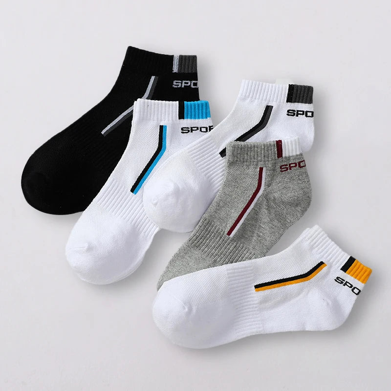 Polyester Blend Low Cut Casual Sports Socks - 7