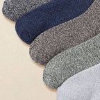 Mens Polyester Spandex Knit Crew Socks