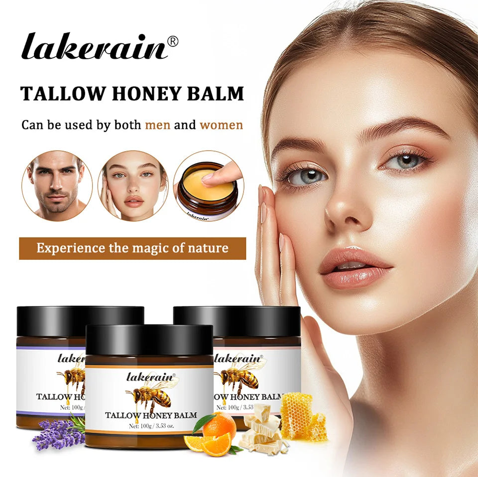 Beef Tallow and Honey Moisturizing Face and Body Cream