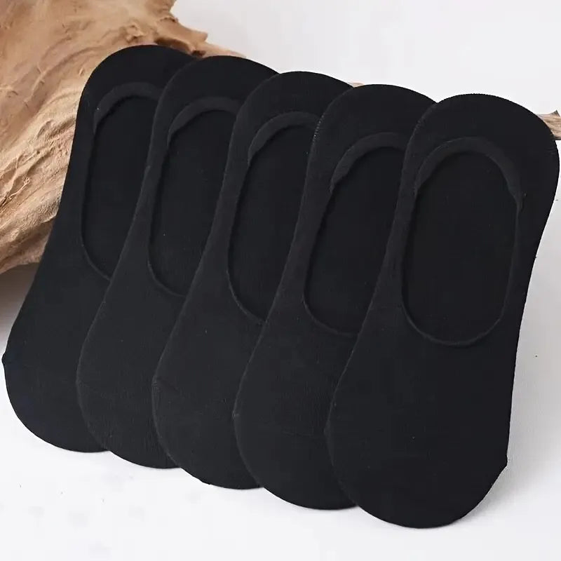 Polyester Elastane Low Cut Invisible Socks - 4