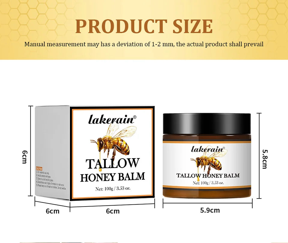 Beef Tallow and Honey Moisturizing Face and Body Cream