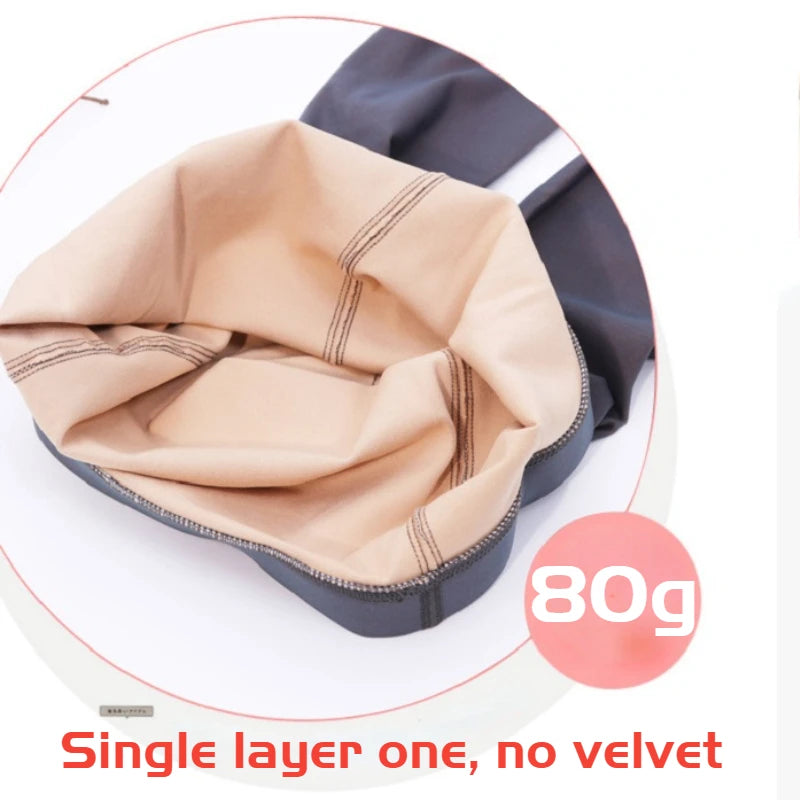 Fleece Lined Translucent Winter Thermal Tights - 13