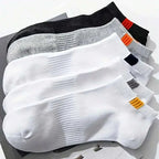 Polyester Elastane Low Cut Ankle Socks For Men