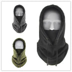 Cotton Polyester Fleece Thermal Hooded Neck Warmer Winter Hat