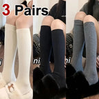 Polyester Blend High Tube Casual Socks for Women