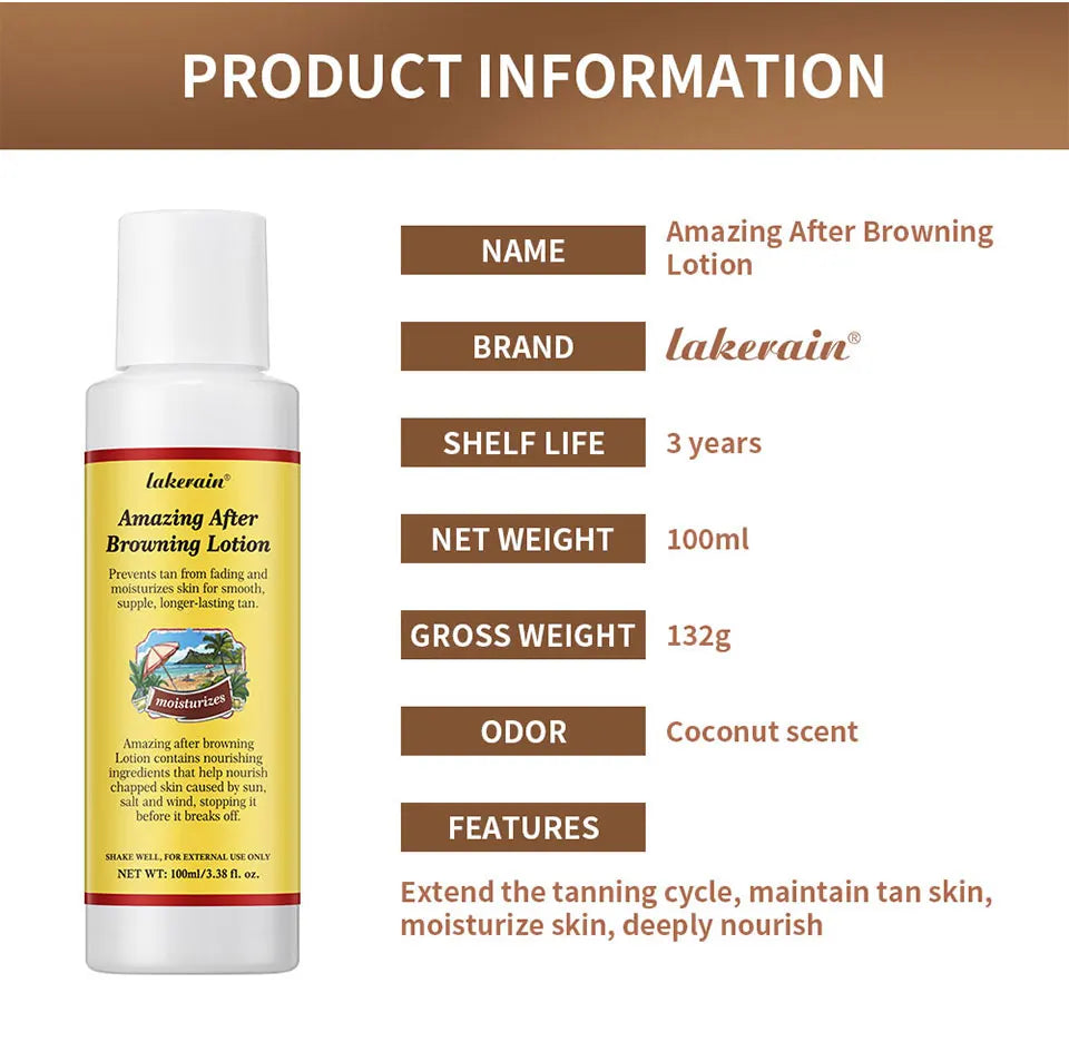 Sunless Tanning Body Lotion Liquid Bronzer