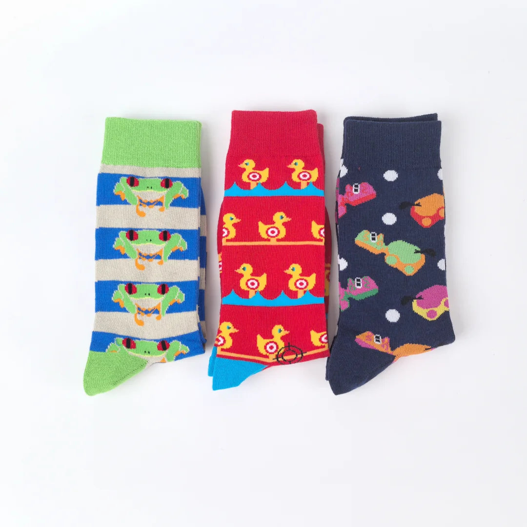 Polyester Animal Pattern Casual Mid Calf Socks