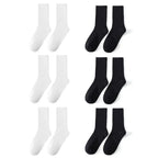 Polyester Elastane Crew Socks For Men