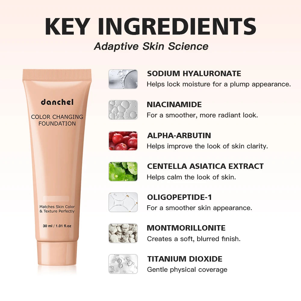 Color Changing Liquid Foundation Cream