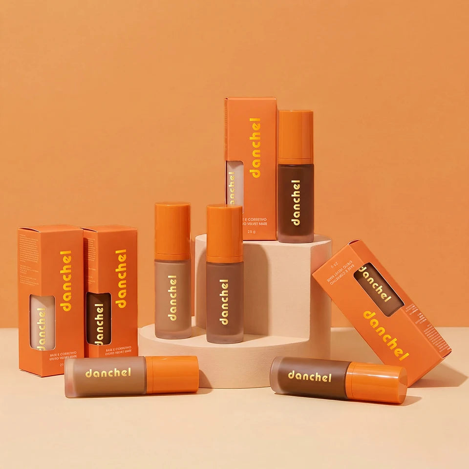 Liquid Foundation and Concealer Velvet Matte Finish - 18