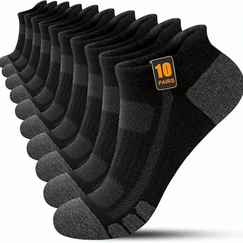Polyester Elastane Low Cut Athletic Socks
