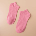 Polyester Elastane Ankle Socks Casual Low Tube Footwear