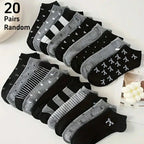 Polyester Elastane Low Cut Socks Multipack