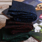 Cotton Blend Glitter Mid Tube Socks 3 Pairs