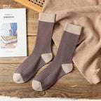 Polyester Elastane Women Crew Socks Japanese Style Set