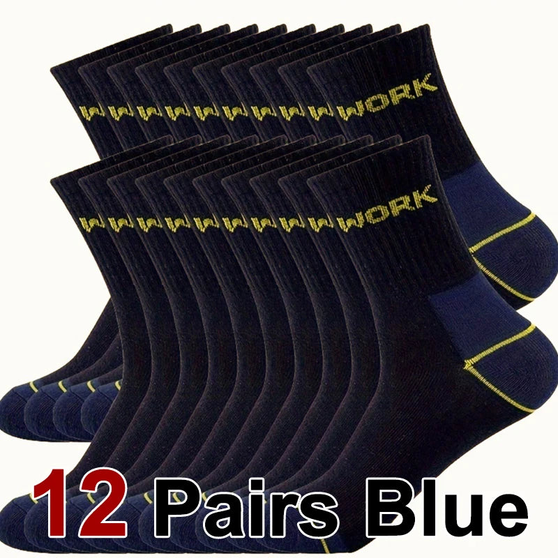 Polyester Elastane Crew Socks For Men