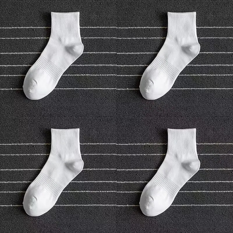 Polyester Blend Mid Calf Crew Socks Multipack