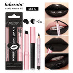 Matte Lipstick and Lip Liner Makeup Set