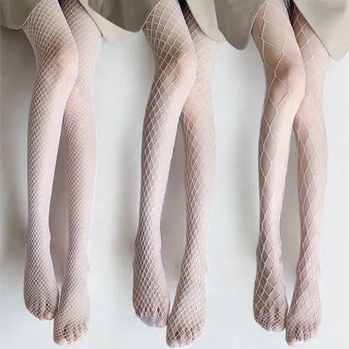 Nylon Polyester Fishnet Mesh Tights