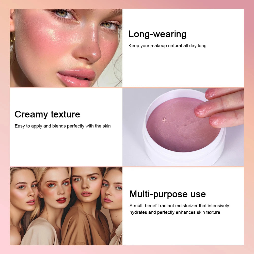 Multipurpose Cream Tint Balm for Cheeks Lips and Eyelids