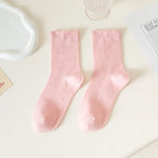 Polyester Blend Middle Tube Casual Socks