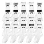 Polyester Elastane Women Crew Socks With Lettering