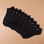 Polyester Elastane Ankle Socks Casual Knit Low Tube