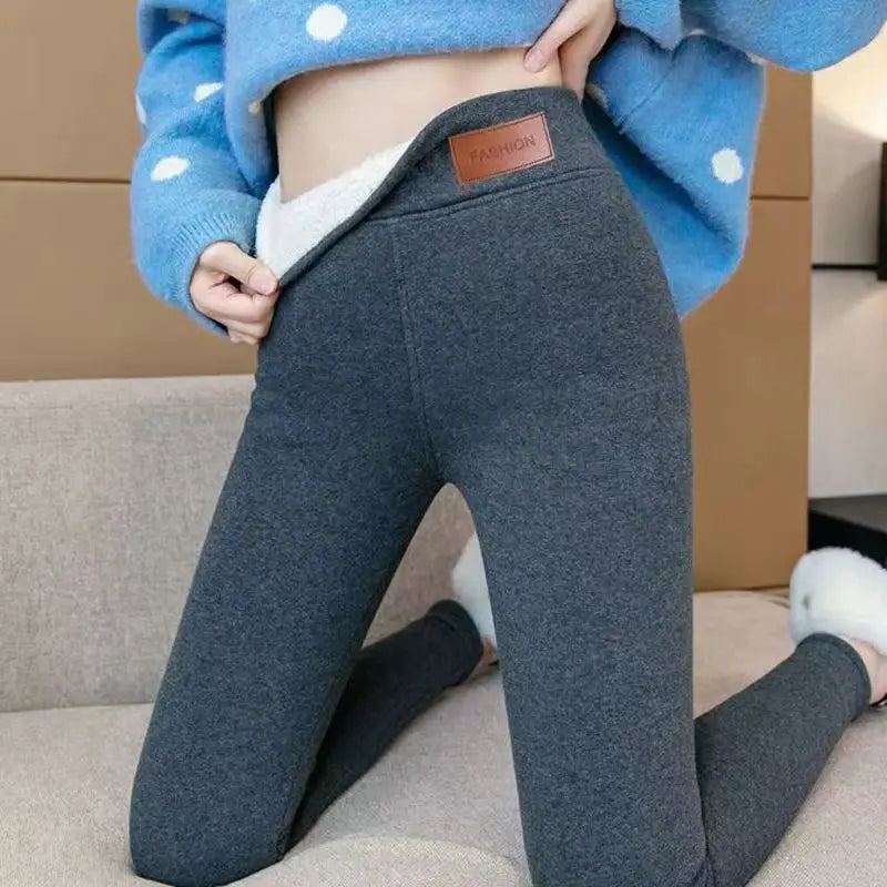 Fleece Lined Translucent Thermal Tights