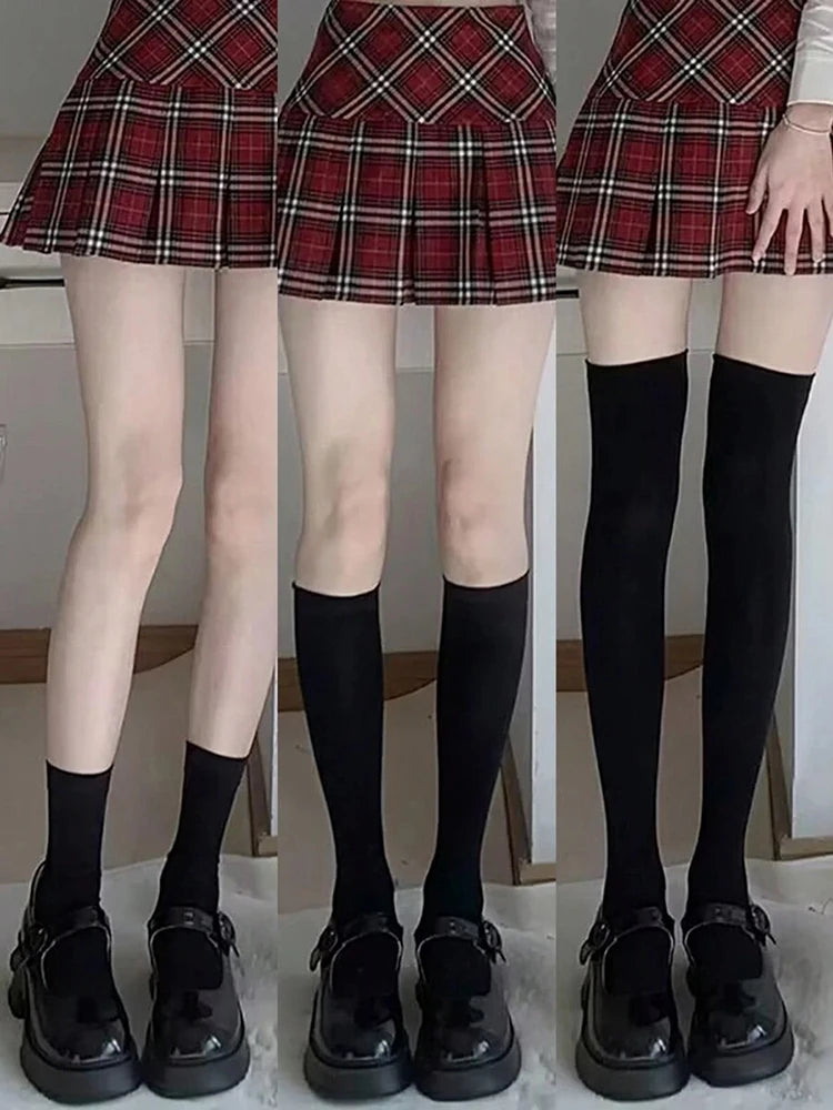 Nylon Spandex Women Casual Socks Set - 1