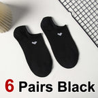Polyester Elastane Low Cut Casual Heart Print Women Socks