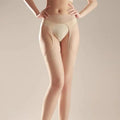 Polyester Hollowed Out Fishnet Tights Floral Stockings