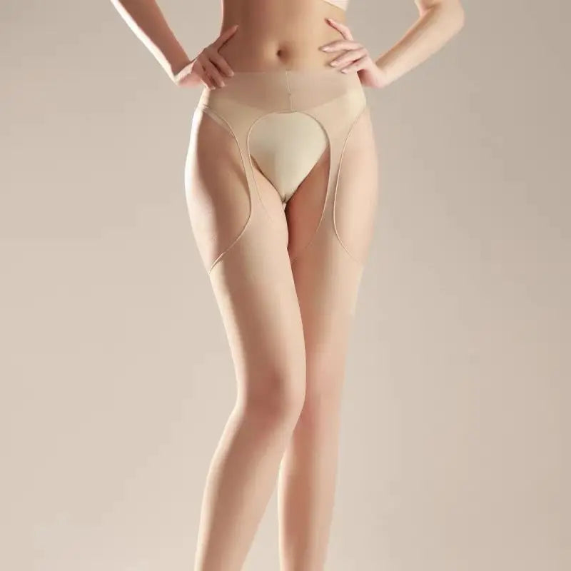 Nylon Spandex Lace Over The Knee Stockings