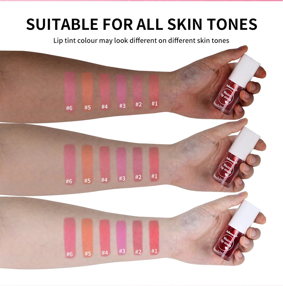 Waterproof Liquid Lip Stain And Cheek Tint