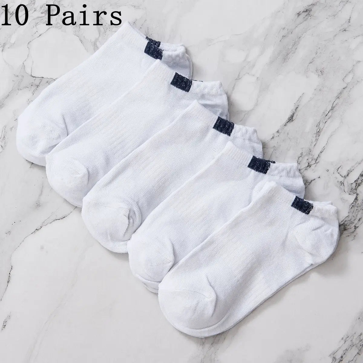 Polyester Elastane Low Cut Ankle Socks For Men - 10