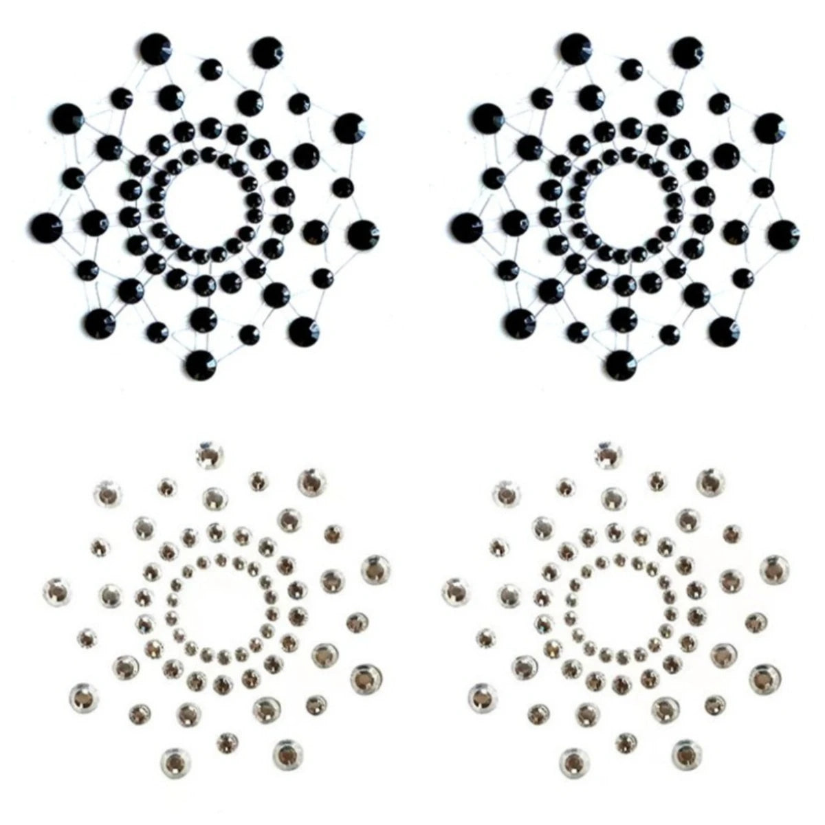 Silicone Rhinestone Nipple Covers