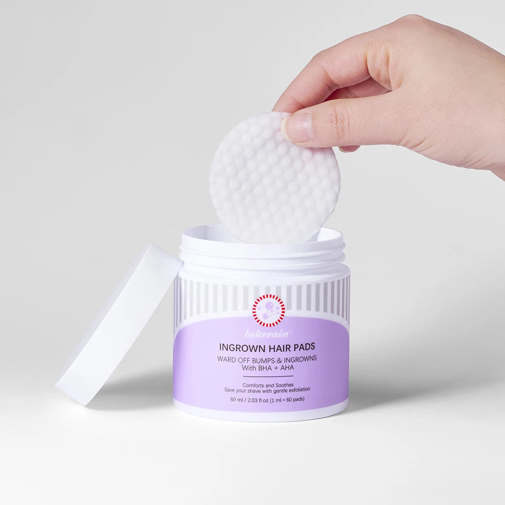 Ingrown Hair Treatment Cotton Pads for Razor Bumps and Exfoliation - 14
