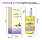 Vanilla Scented Moisturizing Body Oil for Dry Skin Hydration