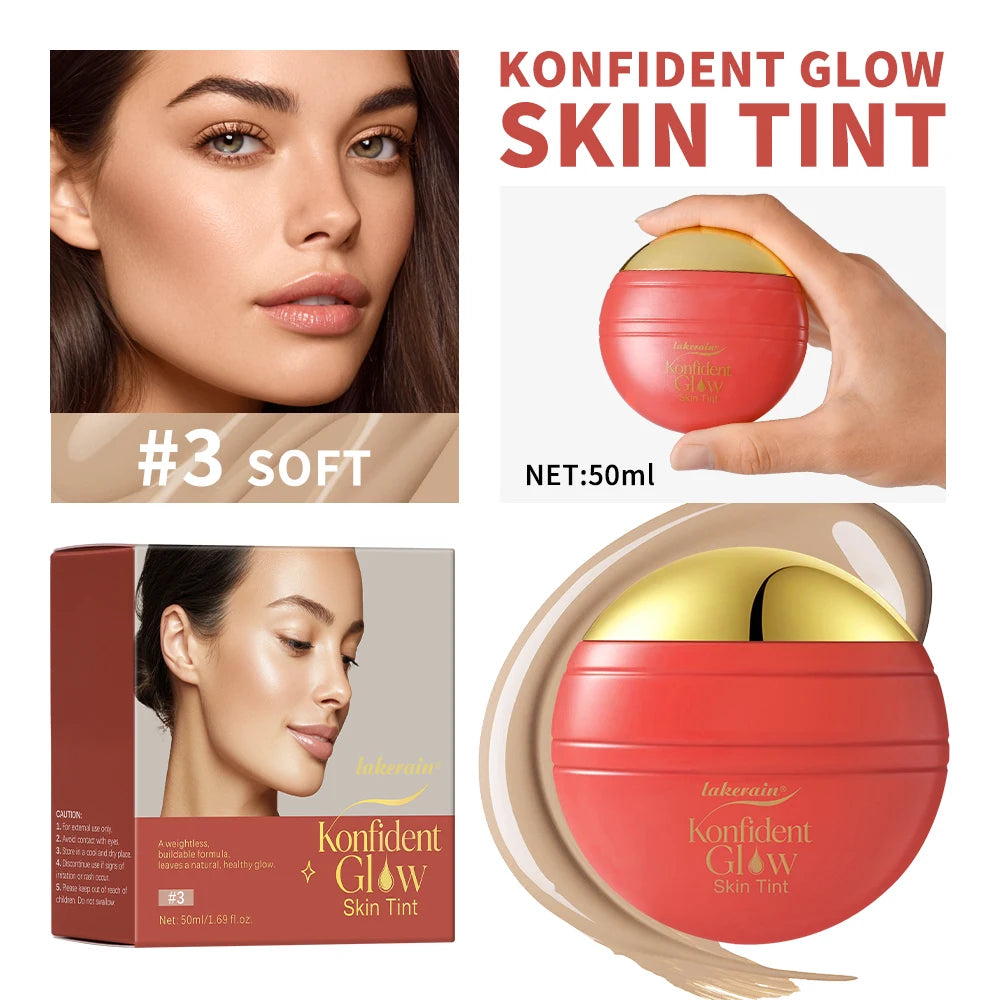 Liquid Skin Tint Foundation Radiant Coverage Makeup - 24