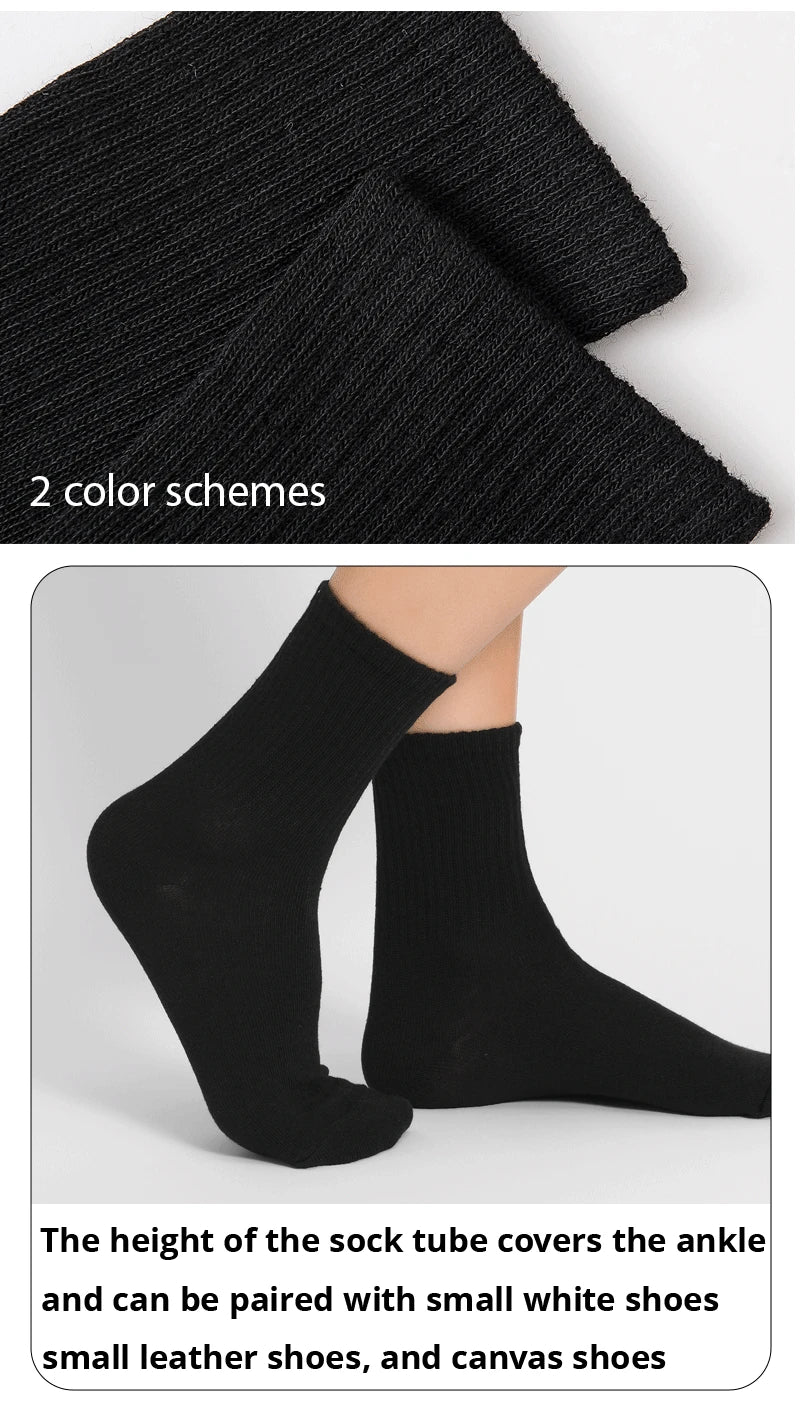 Polyester Spandex Blend Casual Dress Socks
