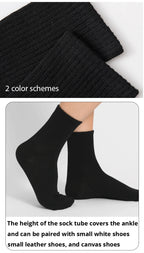 Polyester Spandex Blend Casual Dress Socks